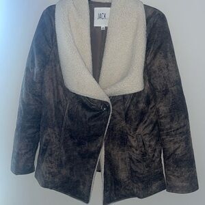 Jack brand washed worn look coat. Sz M. GUC